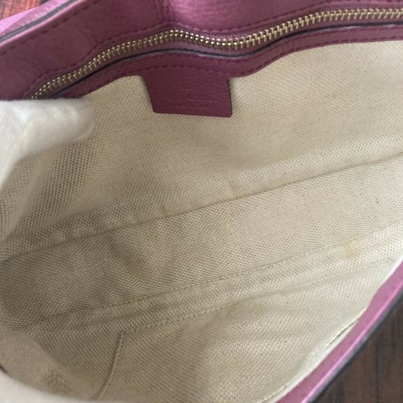 Gucci Soho Medium Purple Crossbody Bag - Picture 8 of 8
